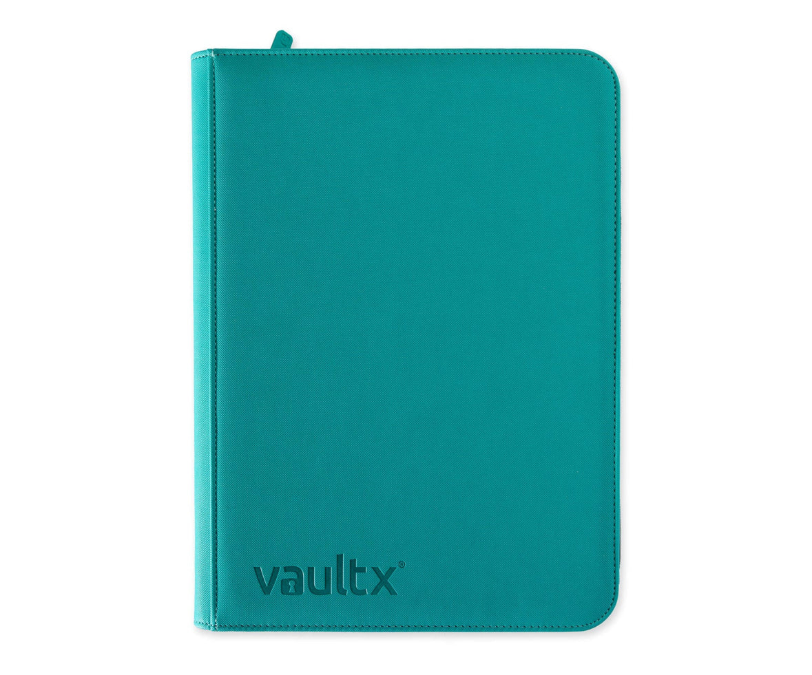 Ocean Blue Slumber King 9-Pocket Trading Card Binder – trading card binder, vaultx binder, custom trading card binder