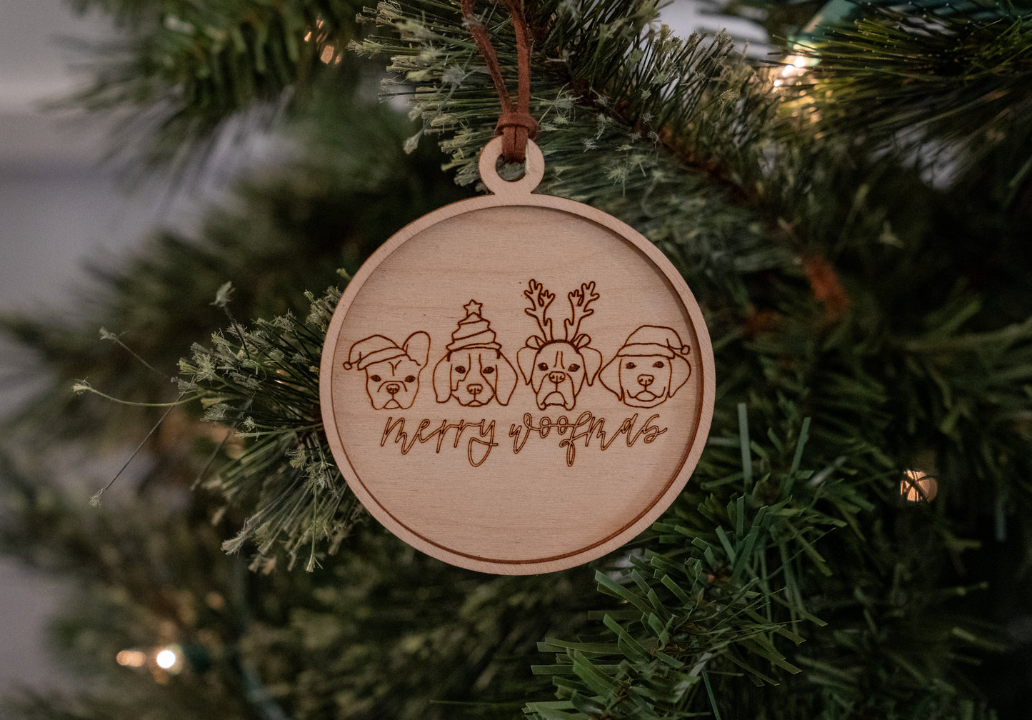 Merry Woofmas Ornament
