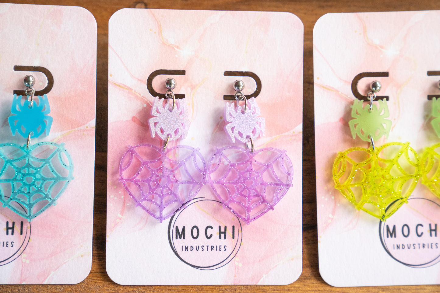 Spider Web Hearts
