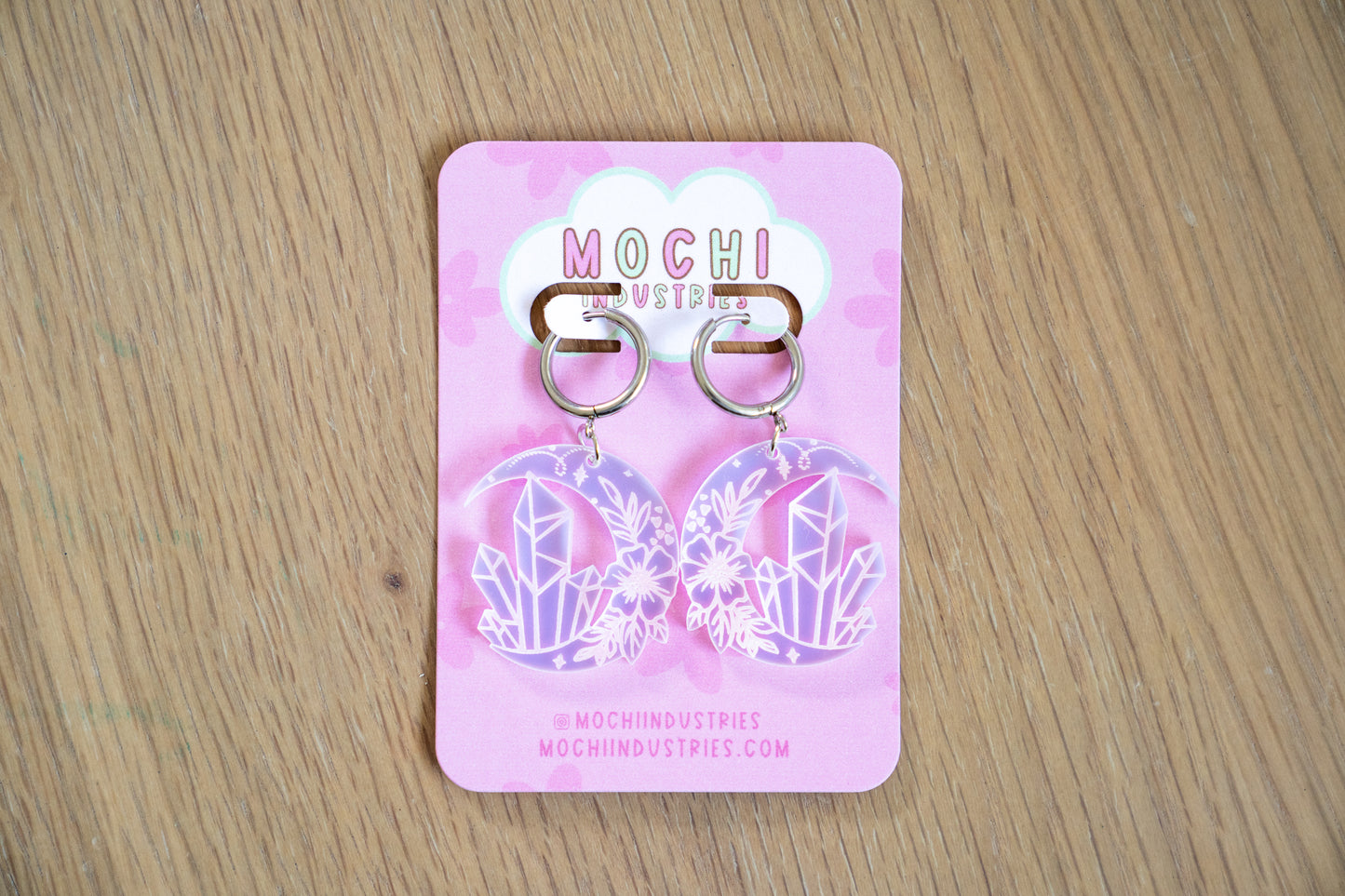 Iridescent Crystal Earrings