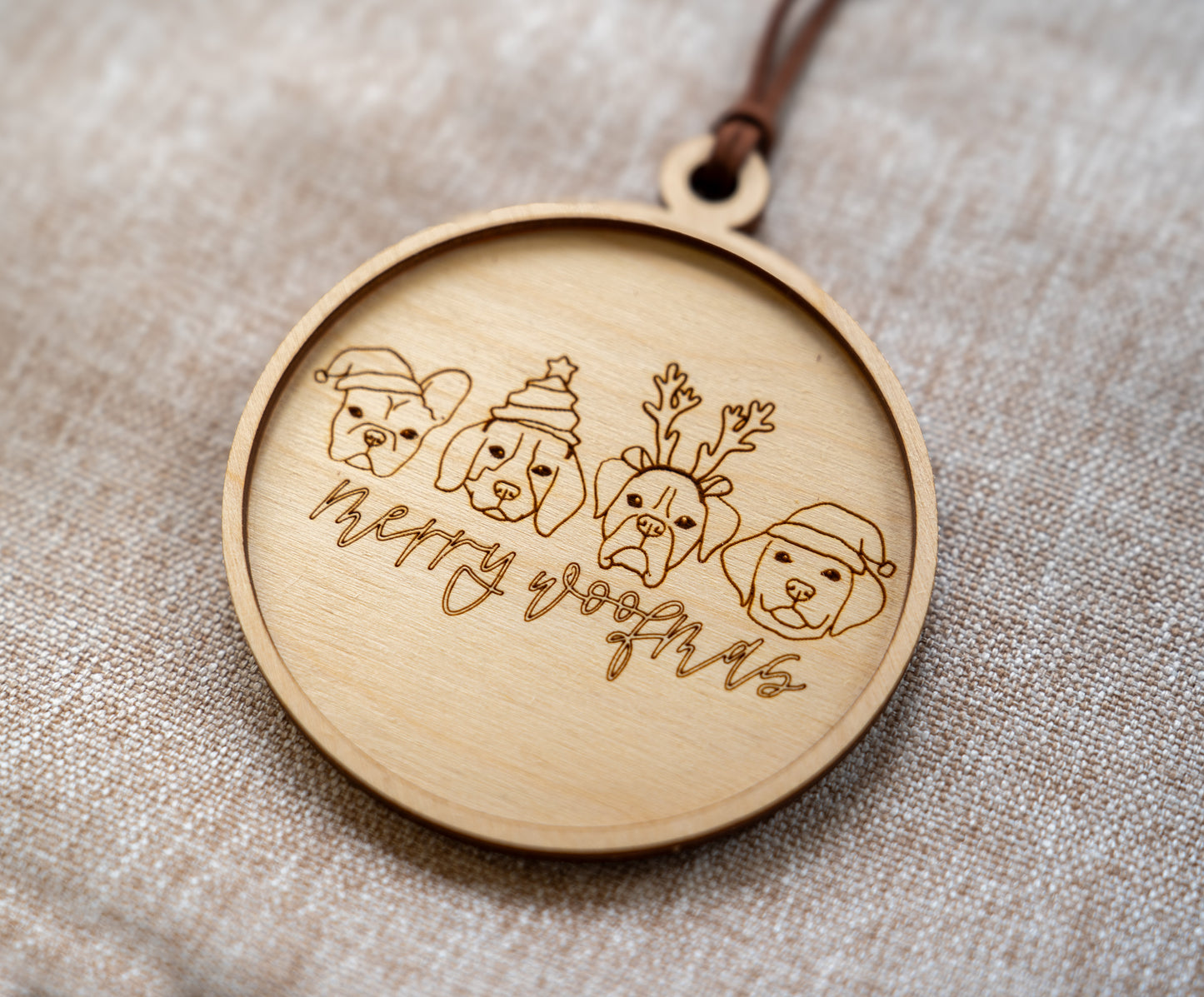 Merry Woofmas Ornament
