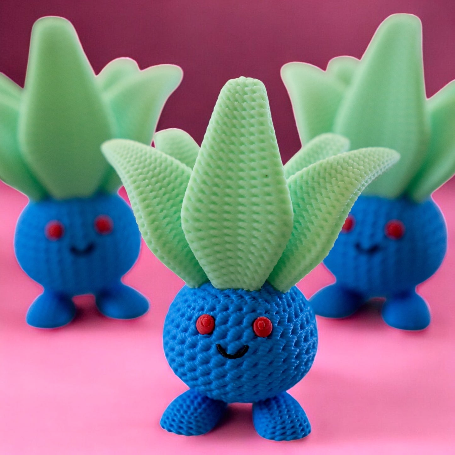 3D Printed Knitted Plant Figurine