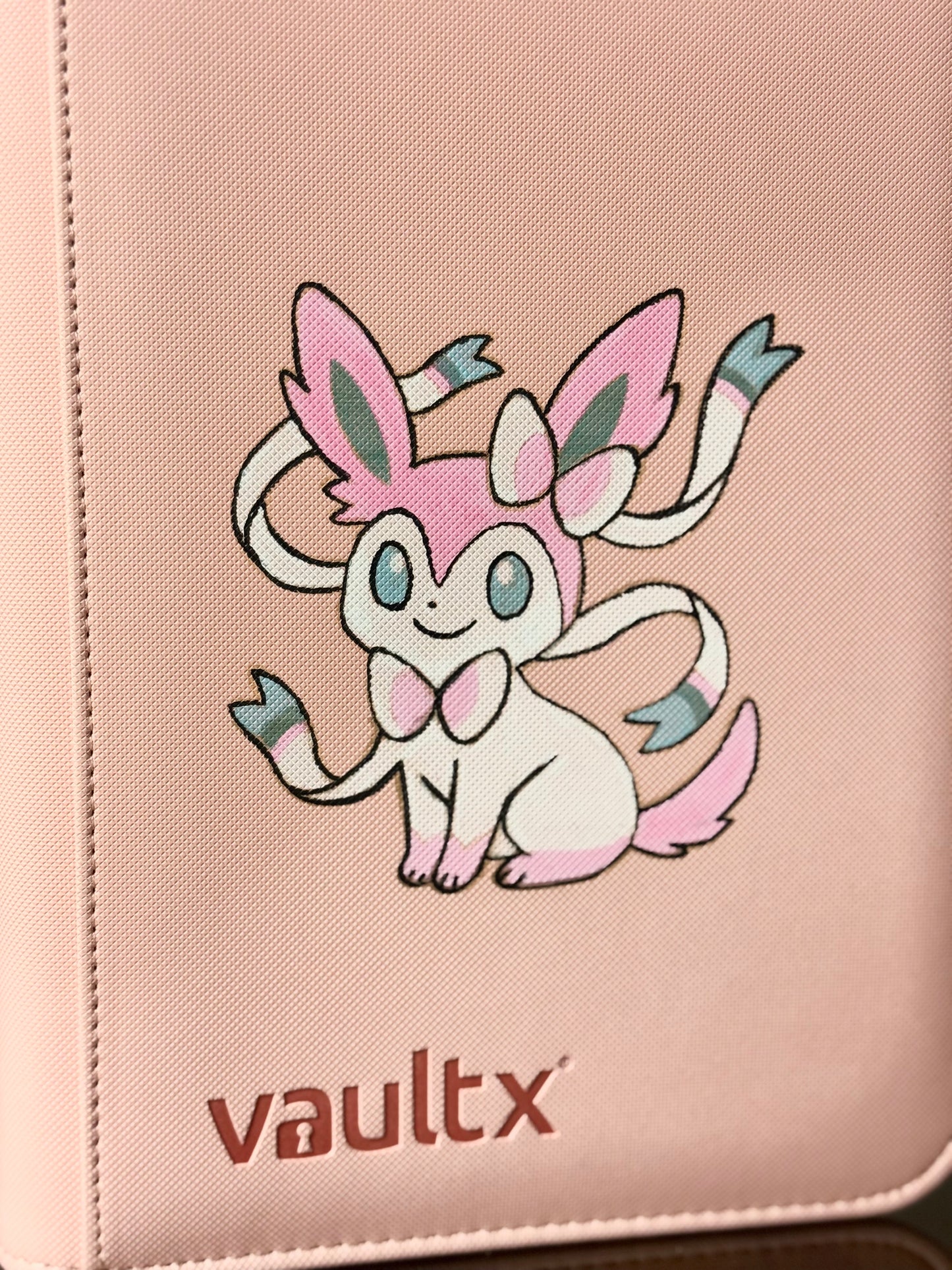 Pink 4-Pocket Trading Card Binder, trading card binder, vaultx binder