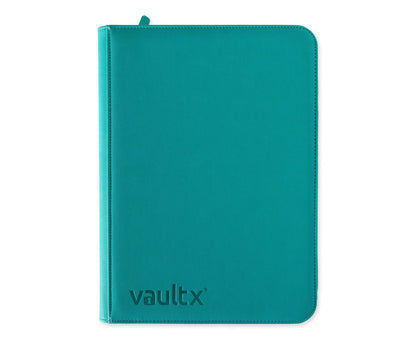 Ocean Blue Slumber King 9-Pocket Trading Card Binder – trading card binder, vaultx binder, custom trading card binder