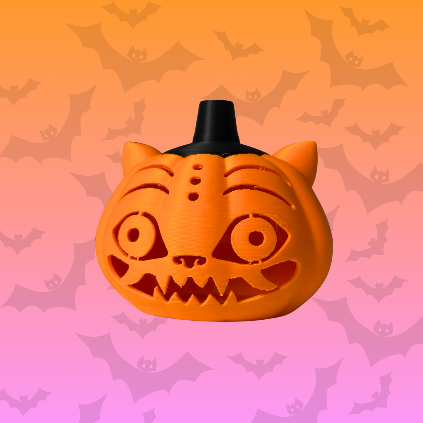 Tealight Tiger 3D Printed Pumpkin