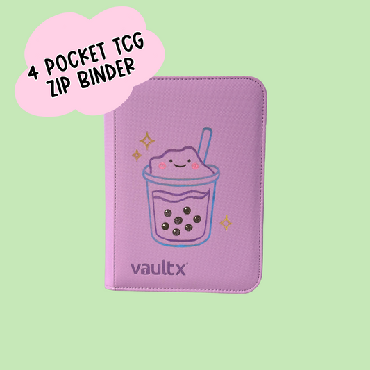 Hand Painted 4-Pocket Boba TCG Binder