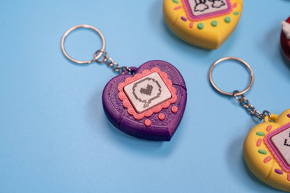 Mystery Heart Clicker Keychain