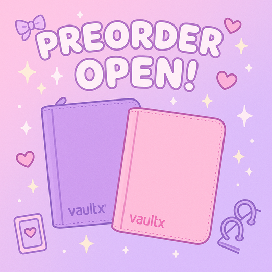 PREORDER-Pink or Purple Trading Card Zip Binder (Limited Edition)