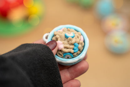 Magic Cereal Bowl Fidget Keychain