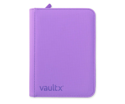 Hand Painted 4 Pocket Pastel Purple TCG Binder