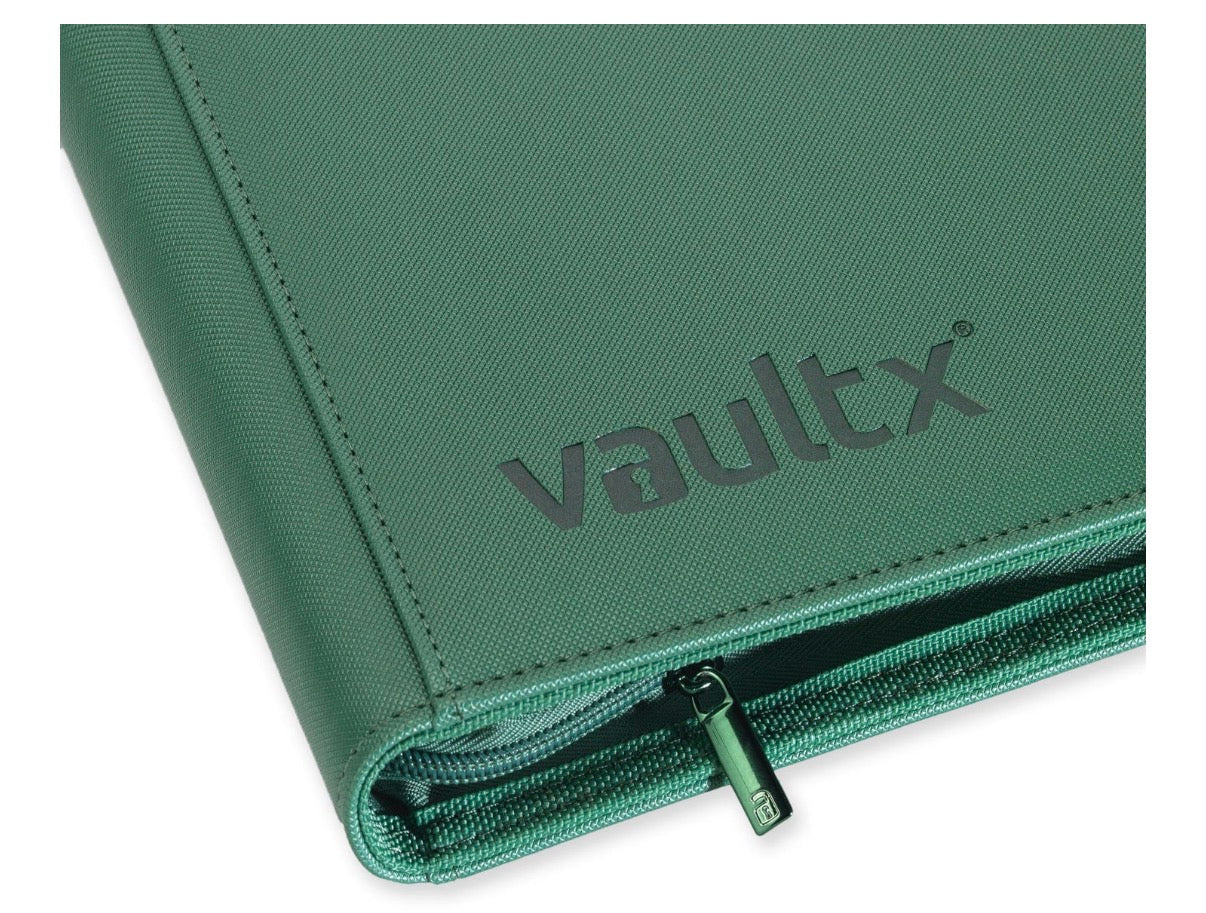 Engraved 9 Pocket Metallic Green TCG Binder