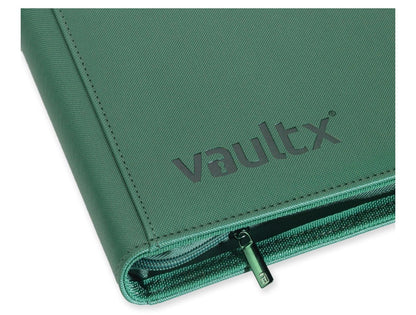 Engraved 9 Pocket Metallic Green TCG Binder