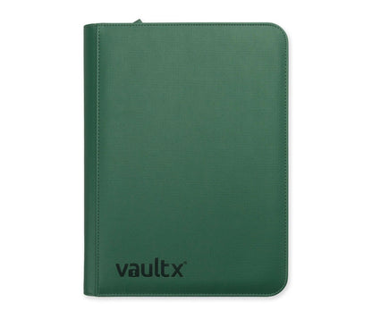 Engraved 9 Pocket Metallic Green TCG Binder