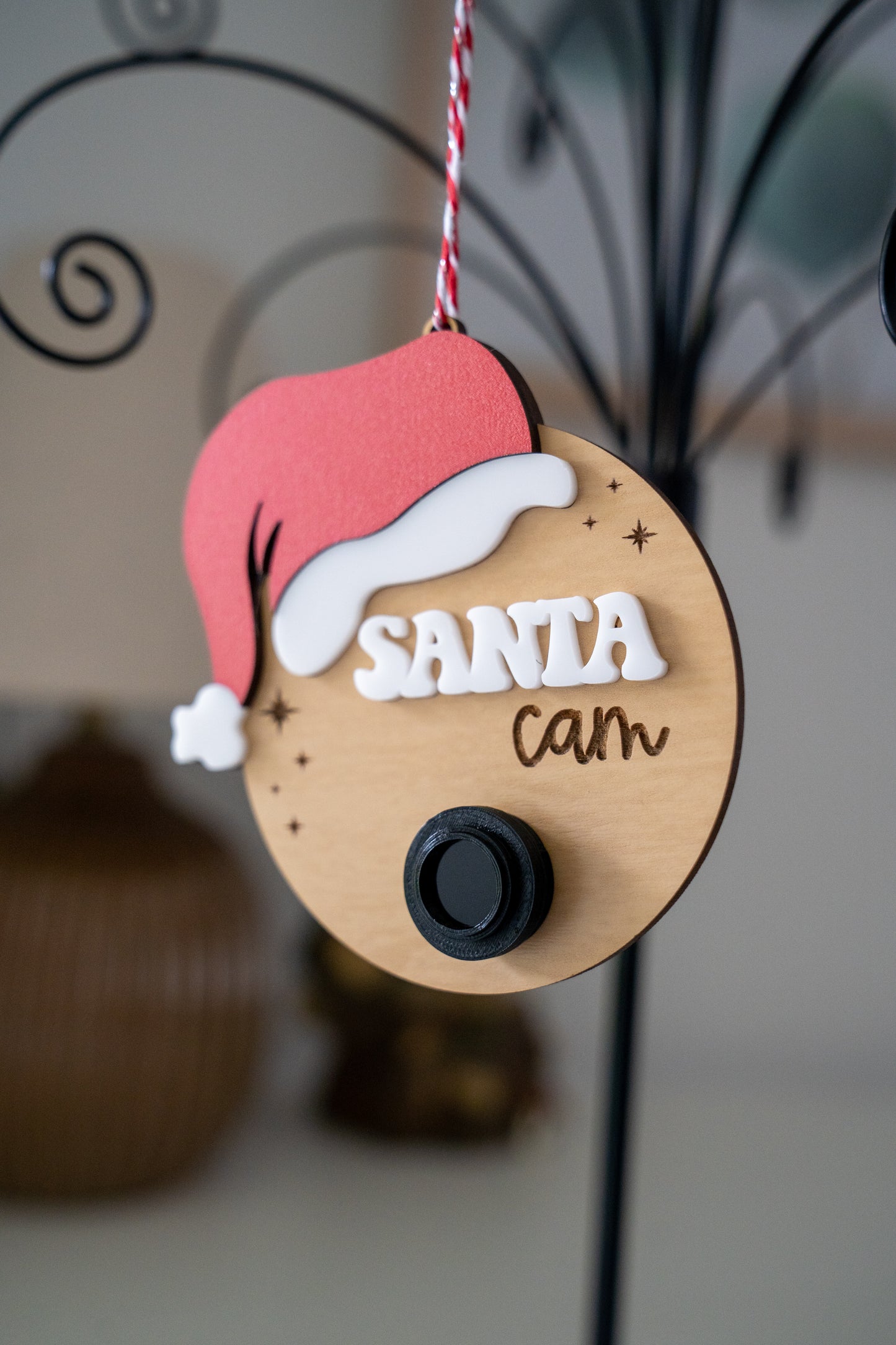 Santa Cam Ornament