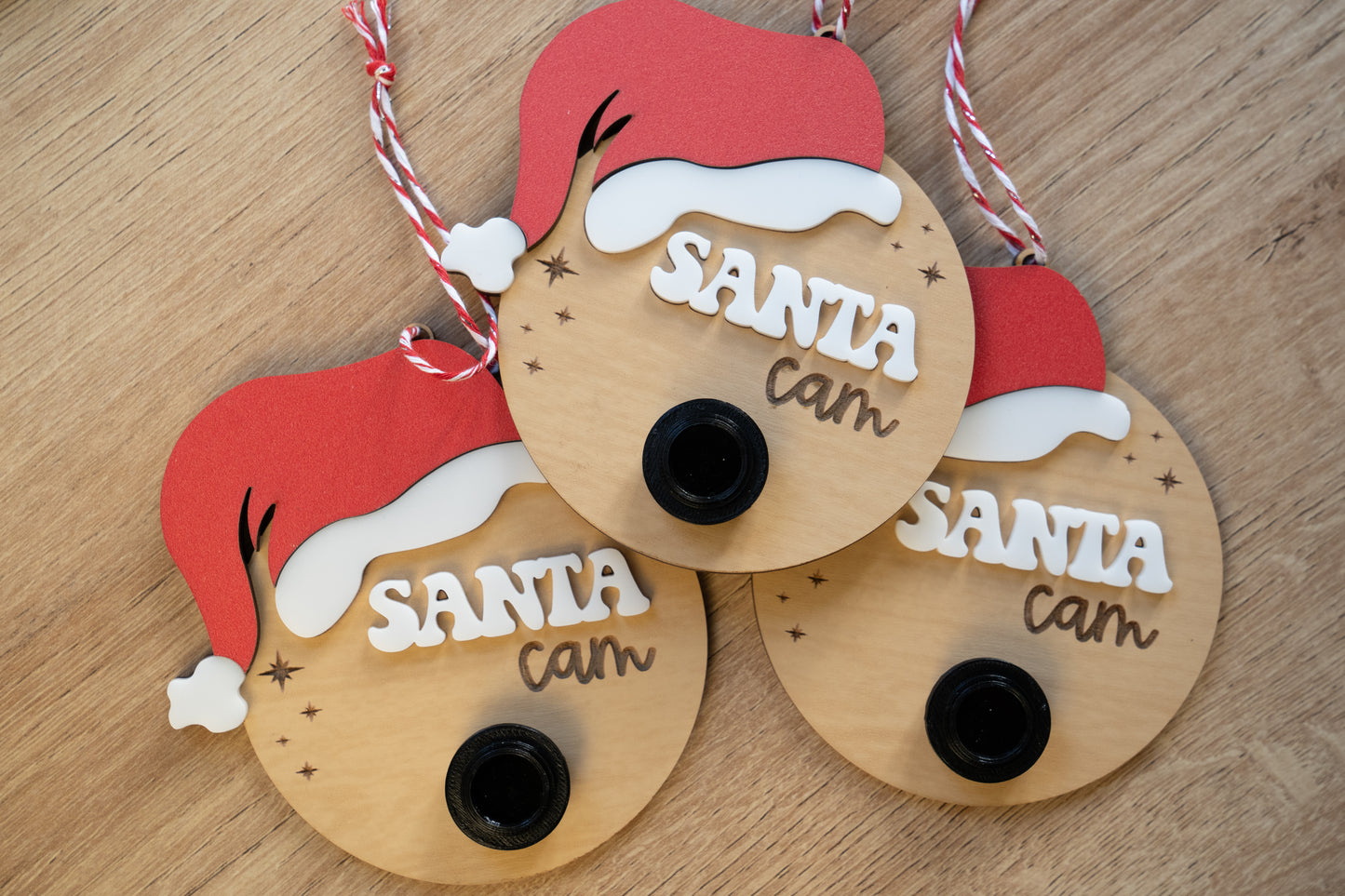 Santa Cam Ornament