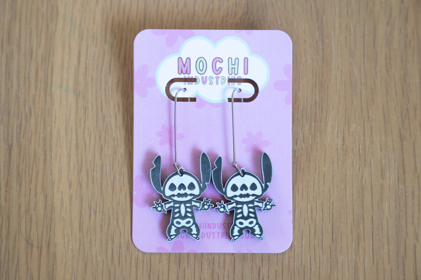 Skelly Alien Earrings