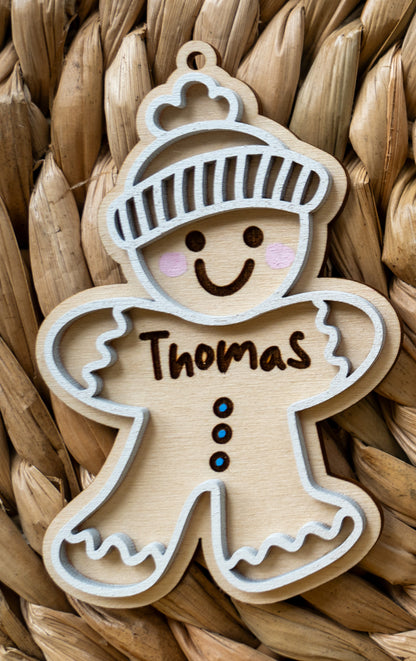 Personalized Gingerbread Ornament