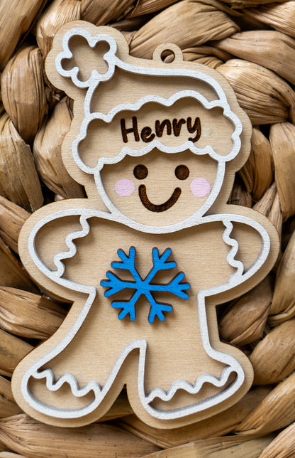 Personalized Gingerbread Ornament