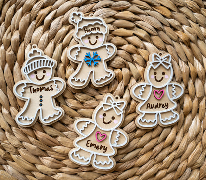 Personalized Gingerbread Ornament