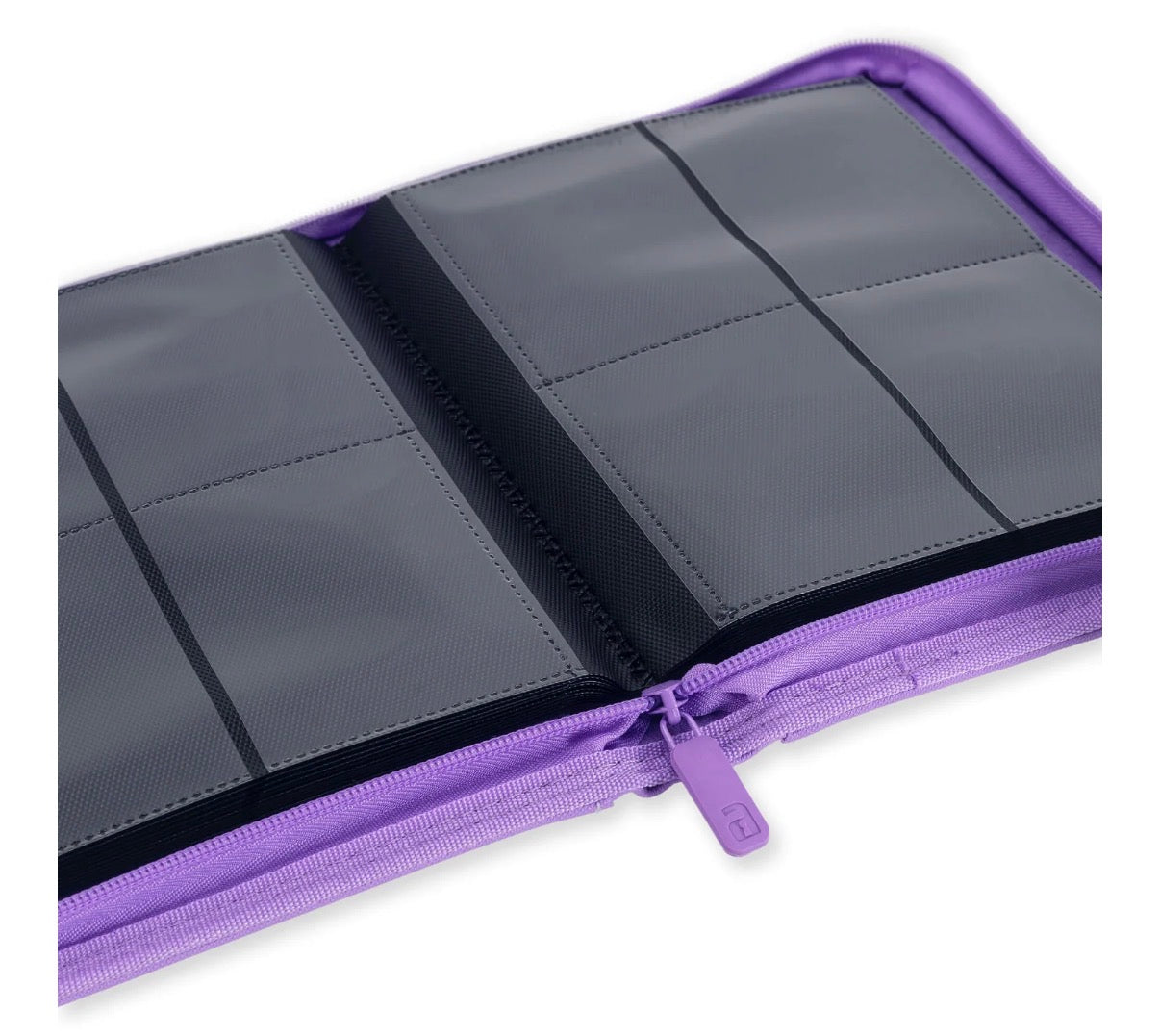 Hand Painted 4 Pocket Pastel Purple TCG Binder