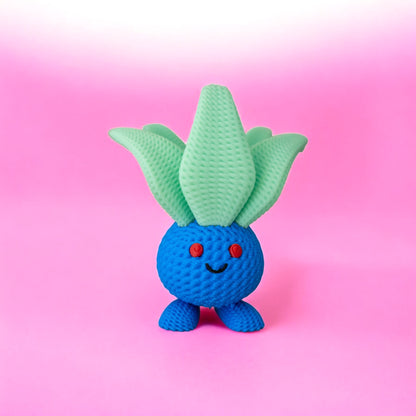 3D Printed Knitted Plant Figurine